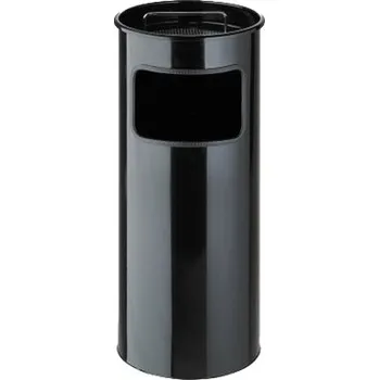 Venkovní odpadkový koš Koš s popelníkem MARIO (více barev) Černá 30 l