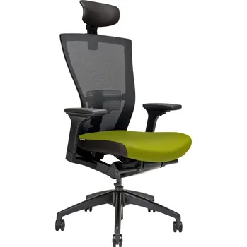 Kancelářská židle s podhlavníkem MERENS SP (více barev) Zelená