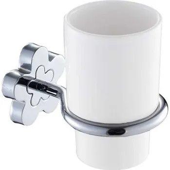 Pohárek, chrom - keramika, FLOS