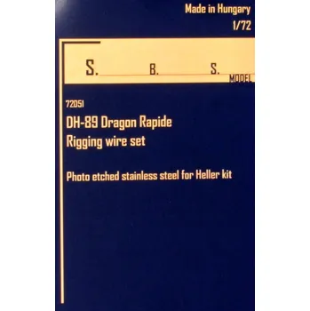 Plastikový model S.B.S model 1/72 DH-89 Dragon Rapide Rigging wire set (HELL)