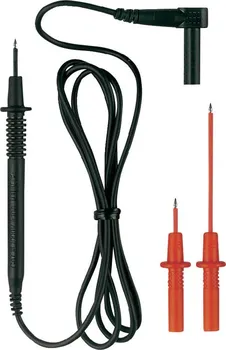 Měřicí kabel Měřicí kabely Benning 4 mm, měřicí hroty černý/červený