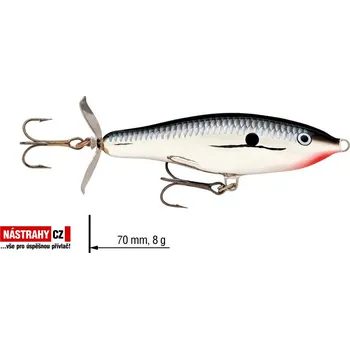 Umělá nástraha Wobler hladinový Skitter Prop RAPALA 7 cm - Color: CH