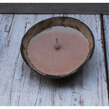 Svíčka Svíčka kokos 19x18cm