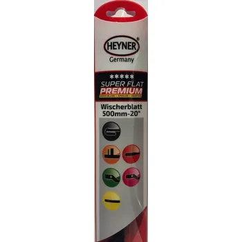 Autodíl HEYNER (GERMANY) | Stěrače 20"/50cm SUPER FLAT PREMIUM + adaptéry, 280000