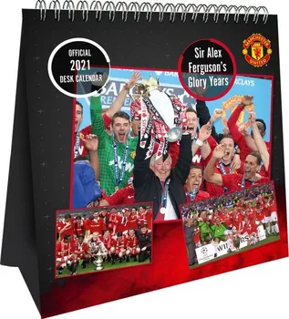 Kalendář Curepink Stolní kalendář Manchester United 2021