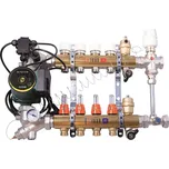 IVAR DUAL-MIX - sestava pro kombinaci vytápění - skříň P-MAX 3 - 1xEK; 3cestný; mosaz 557671VP