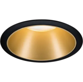 Venkovní osvětlení Paulmann 93395 Cole, bodovka v černo-zlaté úpravě, 1x10Wmax GU10, prům. 8,8cm, IP44