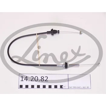 Lanko parkovací brzdy Lanko plynu, , 7623490, LINEX, 14.20.82