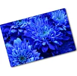 Deska na krájení skleněná Modrý aster
