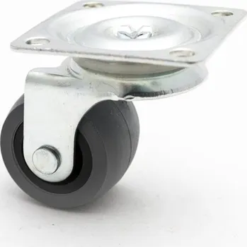 Rolka otočná s kuličkovým ložiskem d32, guma