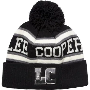 Čepice čepice LEE COOPER - BLACK (Lee Cooper Hat Text)