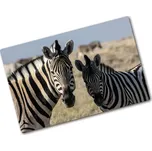 Kuchyňská deska skleněná Dvě zebry