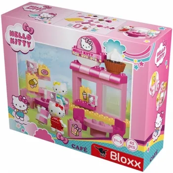 Stavebnice ostatní Big Maxi Playbig Bloxx Hello Kitty Kavárna
