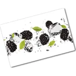 Deska na krájení chleba skleněná Čerešně a voda