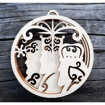 Vánoční dekorace Trojkruh – Tři králové