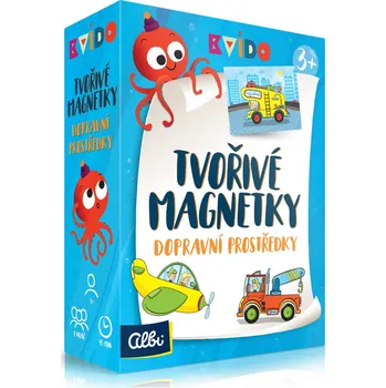 magnetka pro dítě Albi Kvído Tvořivé magnetky