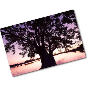 Kuchyňské prkénko Deska na krájení tvrzená Strom a jezero