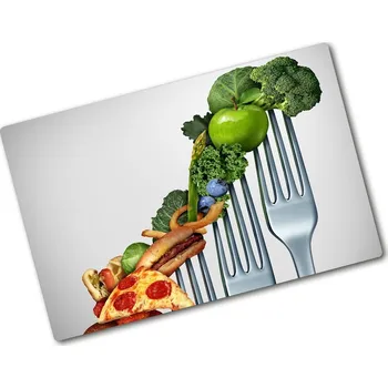 Kuchyňské prkénko Kuchyňská deska velká skleněná Dieta
