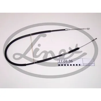 Lanko parkovací brzdy Tazne lanko, provozni brzda, , 6314201285, 6314202185, LINEX, 27.01.36