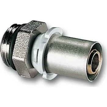 Fitinka IVAR Přechodka PRESS - závit vnější s O-kroužkem - 1/2"Mx16 510048