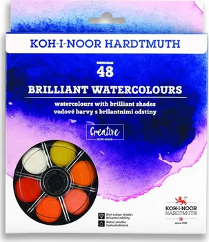 Vodová barva Koh-I-Noor Brilantní anilinové barvy 48 barev