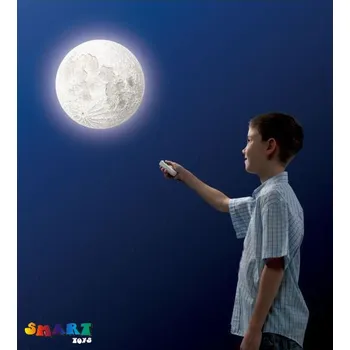 Noční světlo Noční dětské světýlko - Měsíc RC (Noční dětské světýlko - Měsíc i jako skvělá učební pomůcka - na dálkové ovládání)