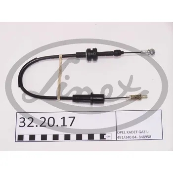 Lanko parkovací brzdy Lanko plynu, , 848958, 90194256, LINEX, 32.20.17