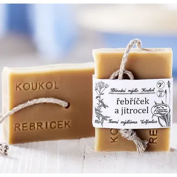 Šampon Přírodní mýdlo na holení / šampón ŘEBŘÍČEK A JITROCEL 80g