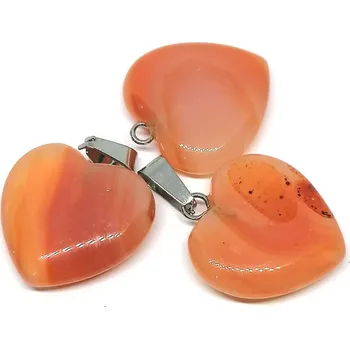 Přívěsek Achátové srdíčko přívěsek, velké (/1,8-2 cm/)