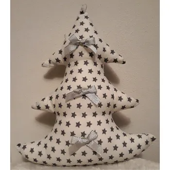 Vánoční stromeček z látky - dekorace