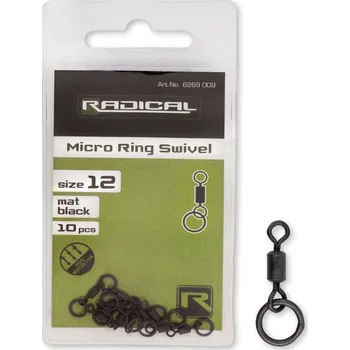 RADICAL Micro obratlík Micro Ring Swivel 10ks #12 (RADICAL Micro Ring Swivel 10ks #12)