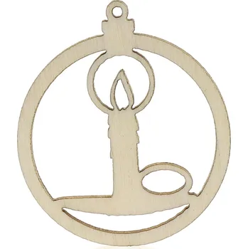 Vánoční dekorace Naše galanterie Dekorativní Svíčka 5cm