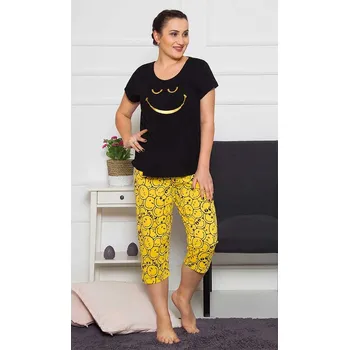 Dámské pyžamo Dámské nadměrné pyžamo kapri Cindy XXXL - vyrobeno v EU