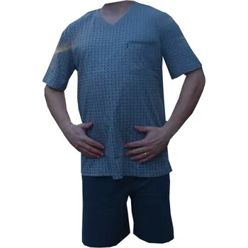 Pánské pyžamo xcena Pyžama s krátkou nohavicí bavlněné Velikost: XXL