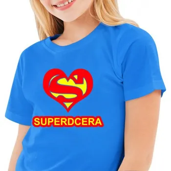 Žertovný předmět Superdcera - triko pro děti- Tričkový.cz