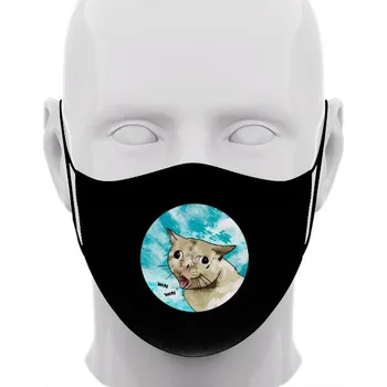 Nákrčník Nákrčník/bandana s potiskem Kašlající kočka