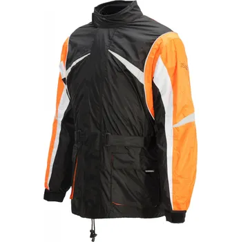 Moto bunda Motocyklová bunda do deště Lookwell HIKER černo-oranžová Velikost: L