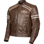 Pánská kožená motocyklová bunda Lookwell NEVADA hnědá Velikost: 48