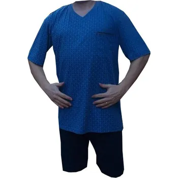 Pánské pyžamo xcena Pyžama s krátkou nohavicí bavlněné příjemné Velikost: XL