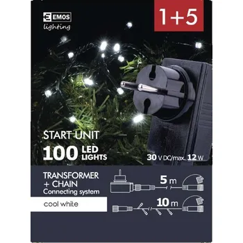 EMOS ZY2278 řetěz 100 LED studená bílá