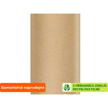 Balící papír Dárkový kraftový papír, světle hnědá.