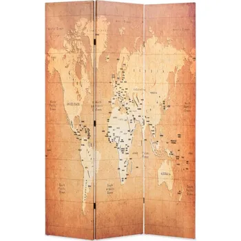 Paraván Paraván mapa světa Dekorhome