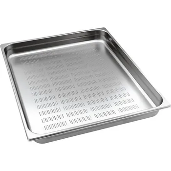 Gastronádoba děrovaná s držadly GND 2/1- 100 nerezová REDFOX