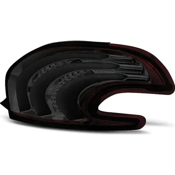 Zadní světlomet TUNING-TEC Zadní světla Peugeot 208 12+ - červená/kouřová LED BAR