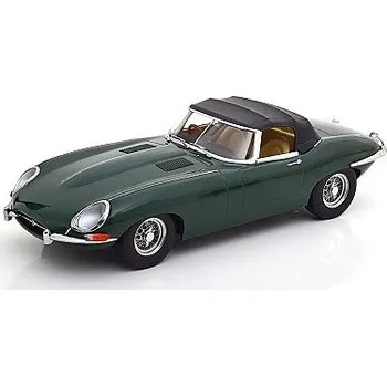 Plastikový model KK-SCALE JAGUAR E-TYPE COUPE SERIES 1 RHD CABRIO CLOSED 1961 DARK GREEN L.E. 500 PCS. 180483