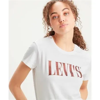 Dámské tričko Levi´s® THE PERFECT TEE 90S SERIF GLITTER XS