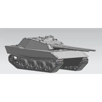 Plastikový model Modelcollect 1/35 Fist of War German E100 super heavy tank Ausf.G, 105mm twin guns