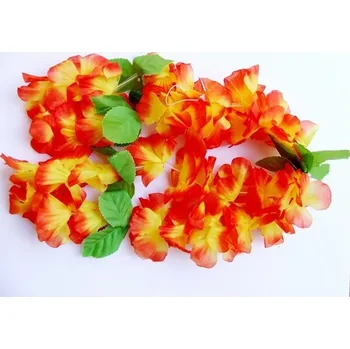 Party dekorace Hawaii věnec oranžový