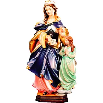 Vánoční dekorace Ornatis Svatá Anna Provedení: Malovaná, Velikost stojících figur dospělých postav: 15 cm Dřevěný vyřezáváná Svaté Anny