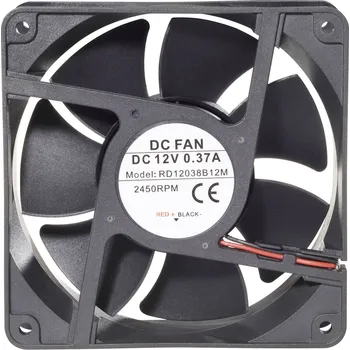 Průmyslový ventilátor TRU COMPONENTS RD12038B12H axiální ventilátor, 12 V/DC, 193 m³/h, (d x š x v) 120 x 120 x 38 mm, 1566434